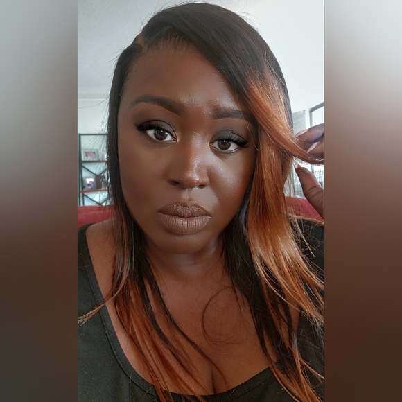 Pre❤Gently Worn (Once) Human Hair HD 13X4 LACE FRONTAL Ombre Wig: 16 inches - Picture 8 of 15